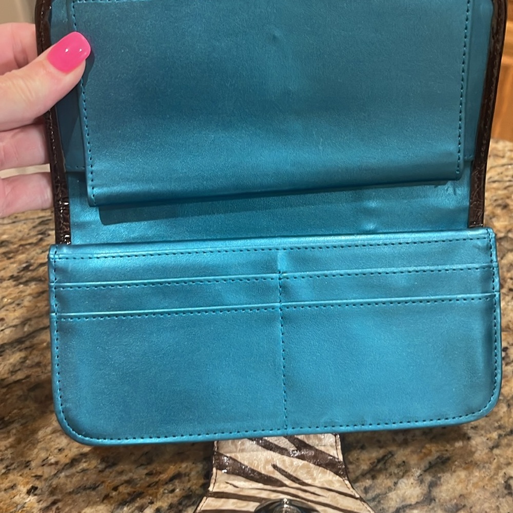 🔥Sale On Trend Leather purse with matching leather wallet - Picture 4 of 16